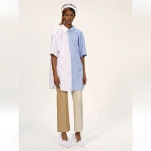 MM6 Maison Martin Margiela HIGH WAIST TWO-TONE TROUSERSsize 0(36) new no tags